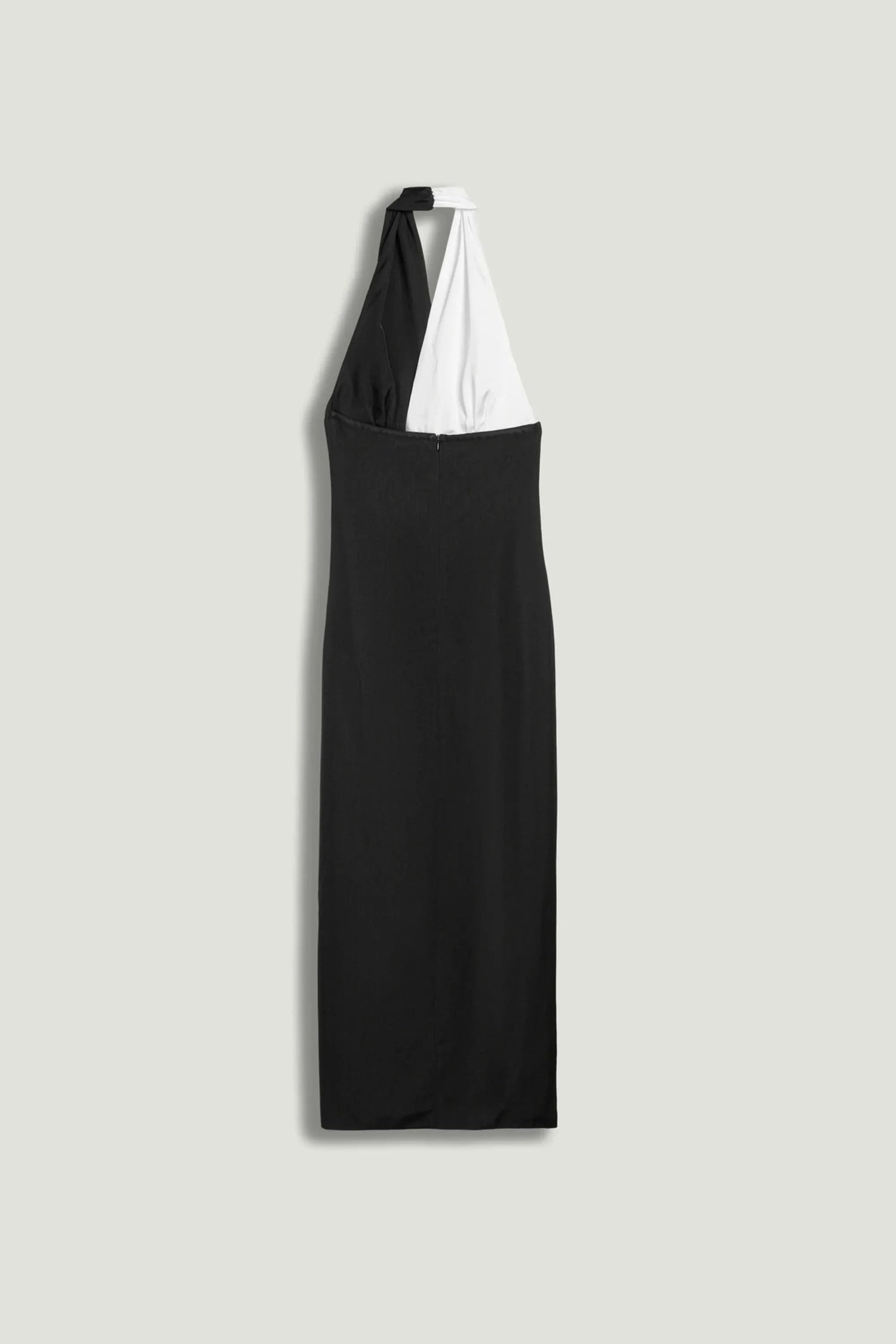 Nocturne Multi-Coloured Women Contrast Draped Halter Maxi Dress SKU: N26YN2807_0007 Image 09