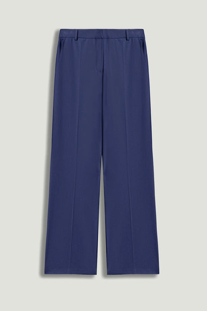 Nocturne Navy Women Tailored Straight-Leg Pants SKU: N26YN3471_0009 Image 01
