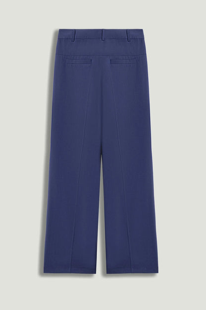 Nocturne Blue Women Tailored Straight-Leg Pants SKU: N26YN3471_0009 Image 11
