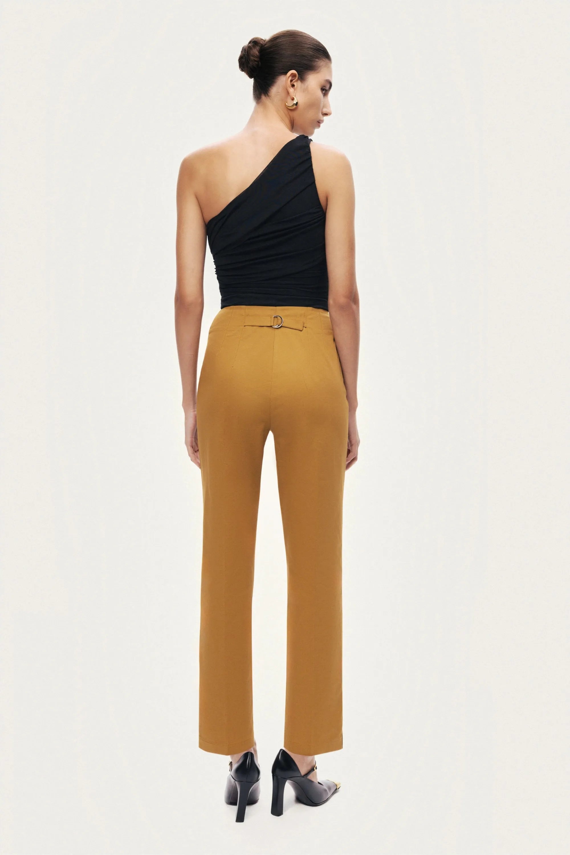 Nocturne Camel Women Tailored Ankle-Length Pants SKU: N26YN3472_0053 Image 06