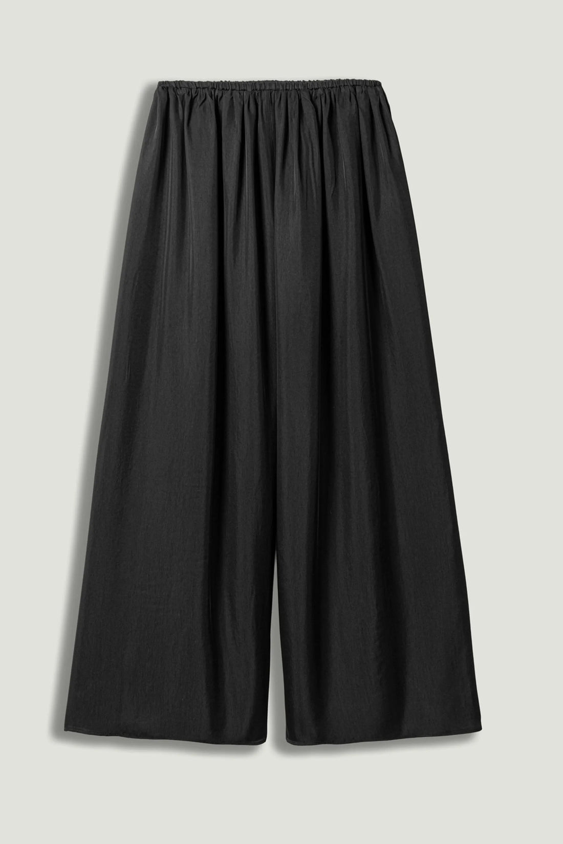 Nocturne Black Women Elasticated Wide-Leg Pants SKU: N26YN3474_0002 Image 01