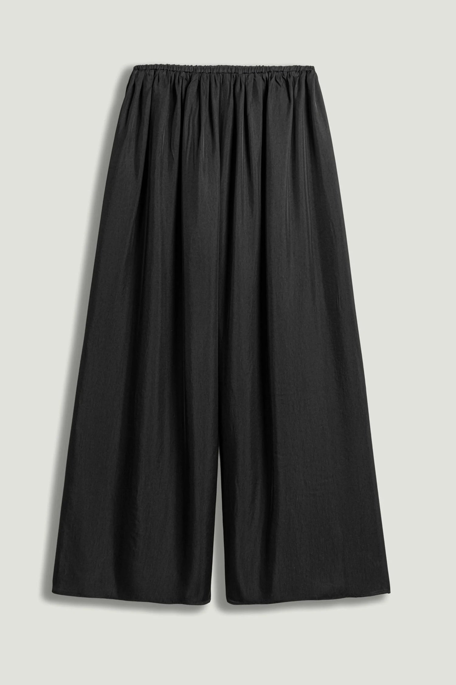 Nocturne Black Women Elasticated Wide-Leg Pants SKU: N26YN3474_0002 Image 11