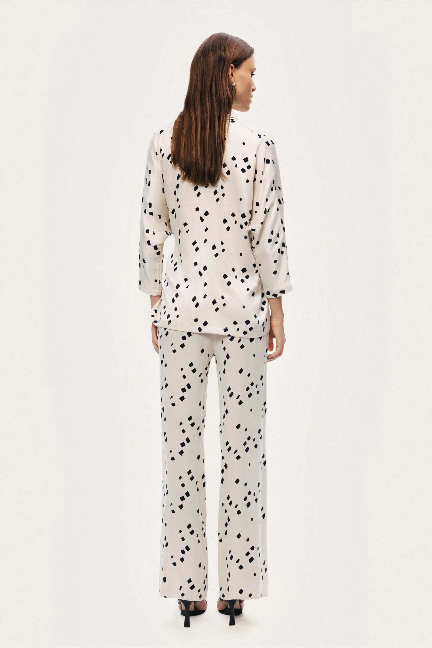 Nocturne Multi-Coloured Women Printed Wide-Leg Pants SKU: N26YN3475_0007 Image 08