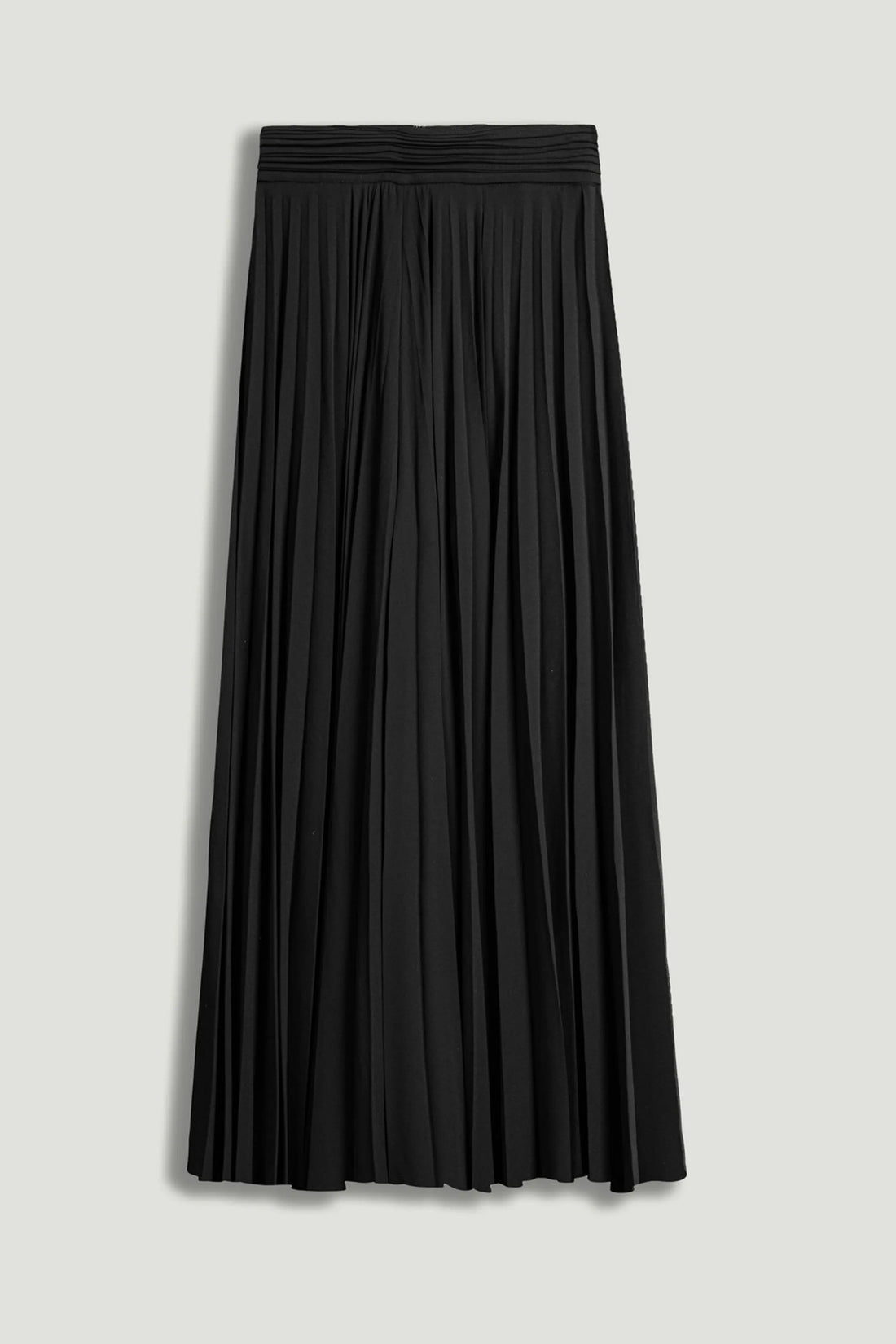 Nocturne Black Women Pleated Chiffon Wide-Leg Pants SKU: N26YN3476_0002 Image 01