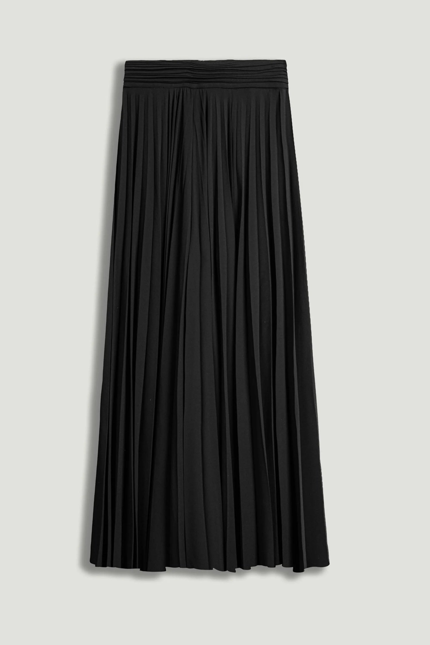 Nocturne Black Women Pleated Chiffon Wide-Leg Pants SKU: N26YN3476_0002 Image 01