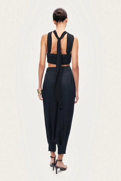 Nocturne Black Women Fluid Balloon-Leg Pants SKU: N26YN3478_0002 Image 07