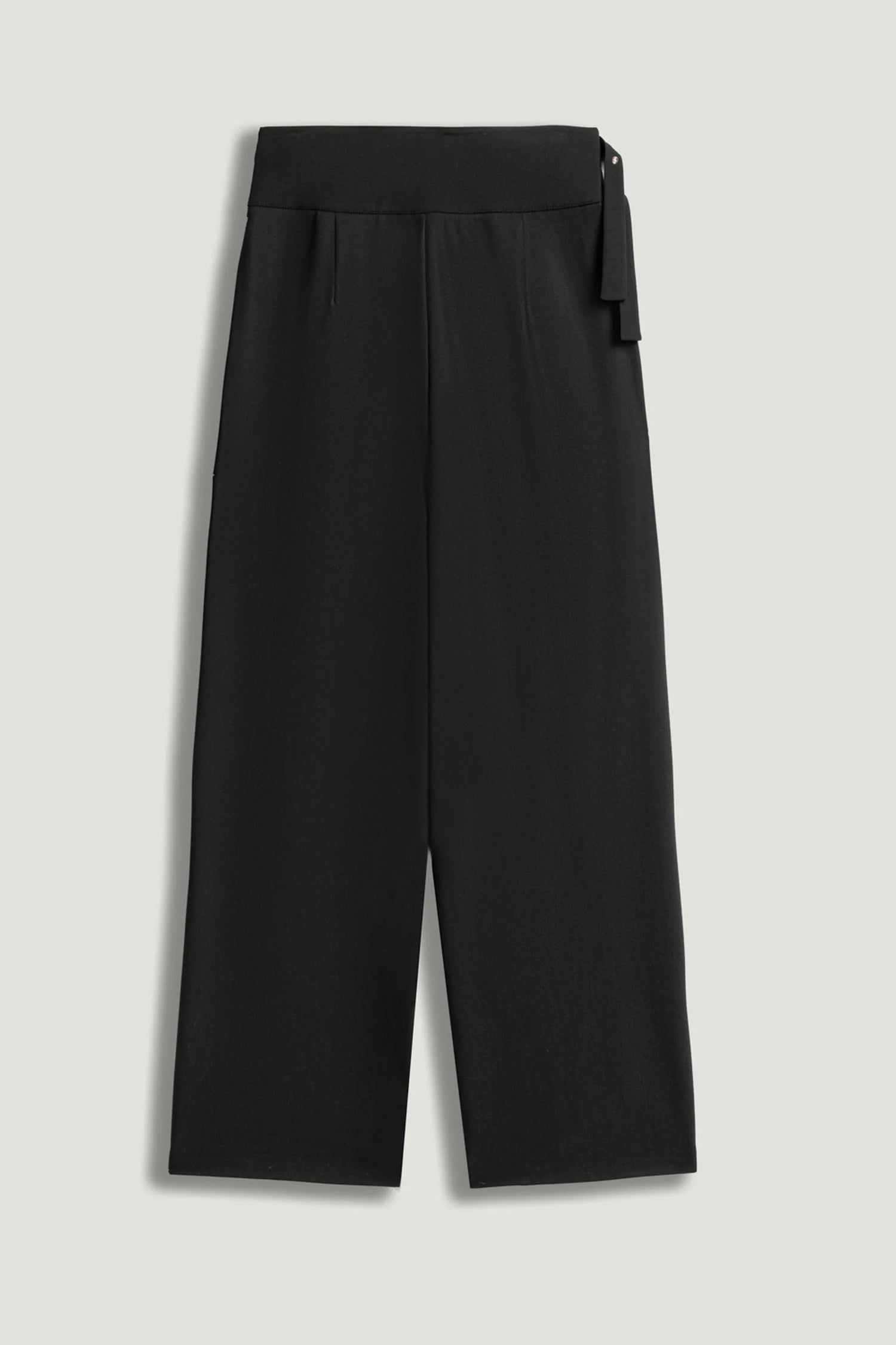 Nocturne Black Women Cut-Out Waist Wide-Leg Pants SKU: N26YN3479_0002 Image 10