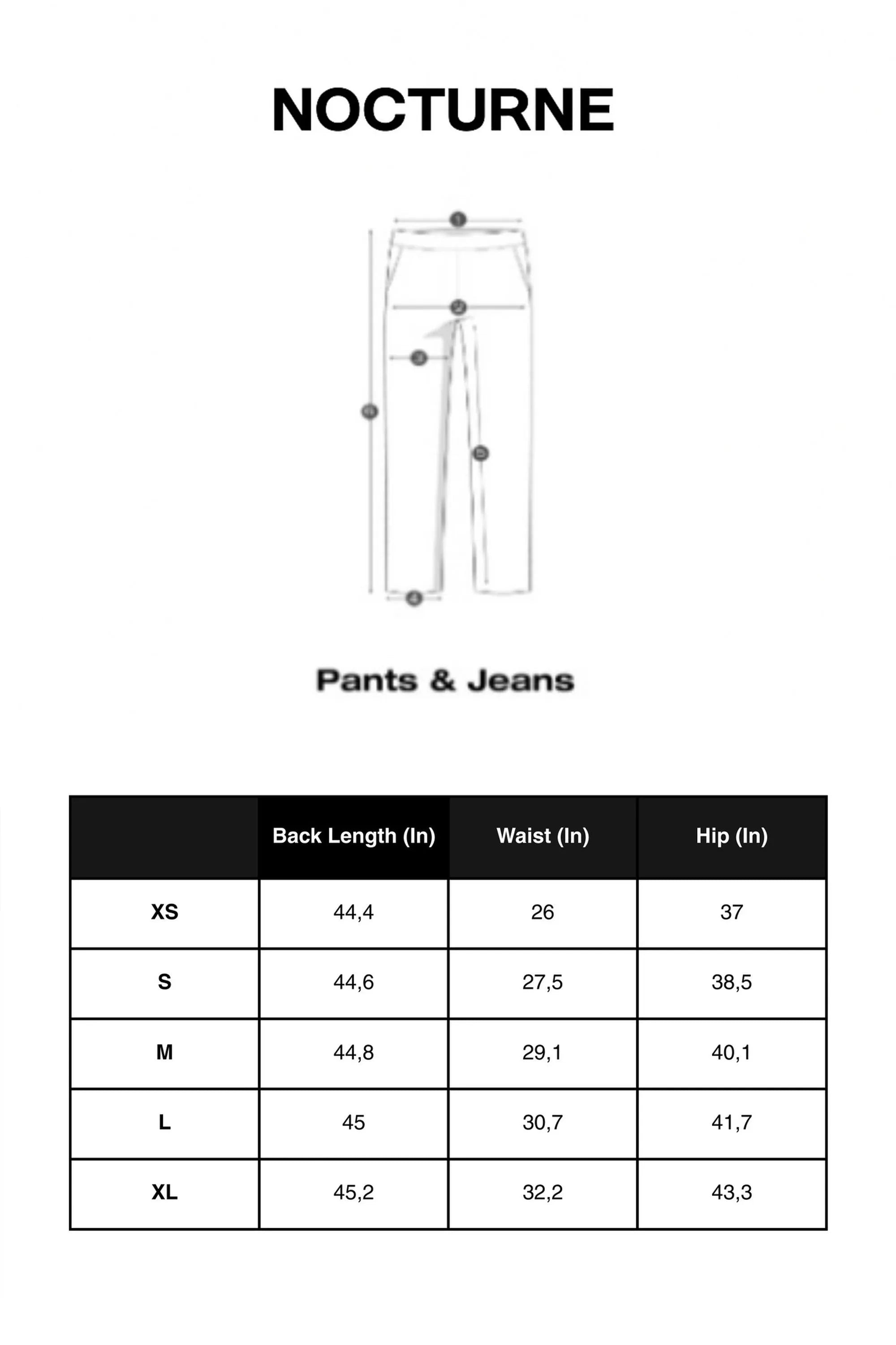 Nocturne Black Women High-Waist Wide-Leg Pants SKU: N26YN3480_0002 Image 04
