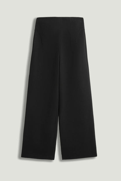 Nocturne Black Women High-Waist Wide-Leg Pants SKU: N26YN3480_0002 Image 08