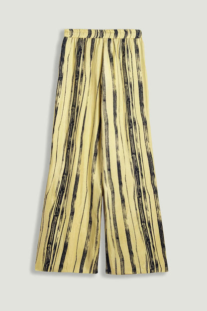 Nocturne Multi-Coloured Women Striped Wide-Leg Pants SKU: N26YN3484_0007 Image 09