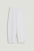 Nocturne White Women Relaxed Linen Pants SKU: N26YN3485_0001 Image 01