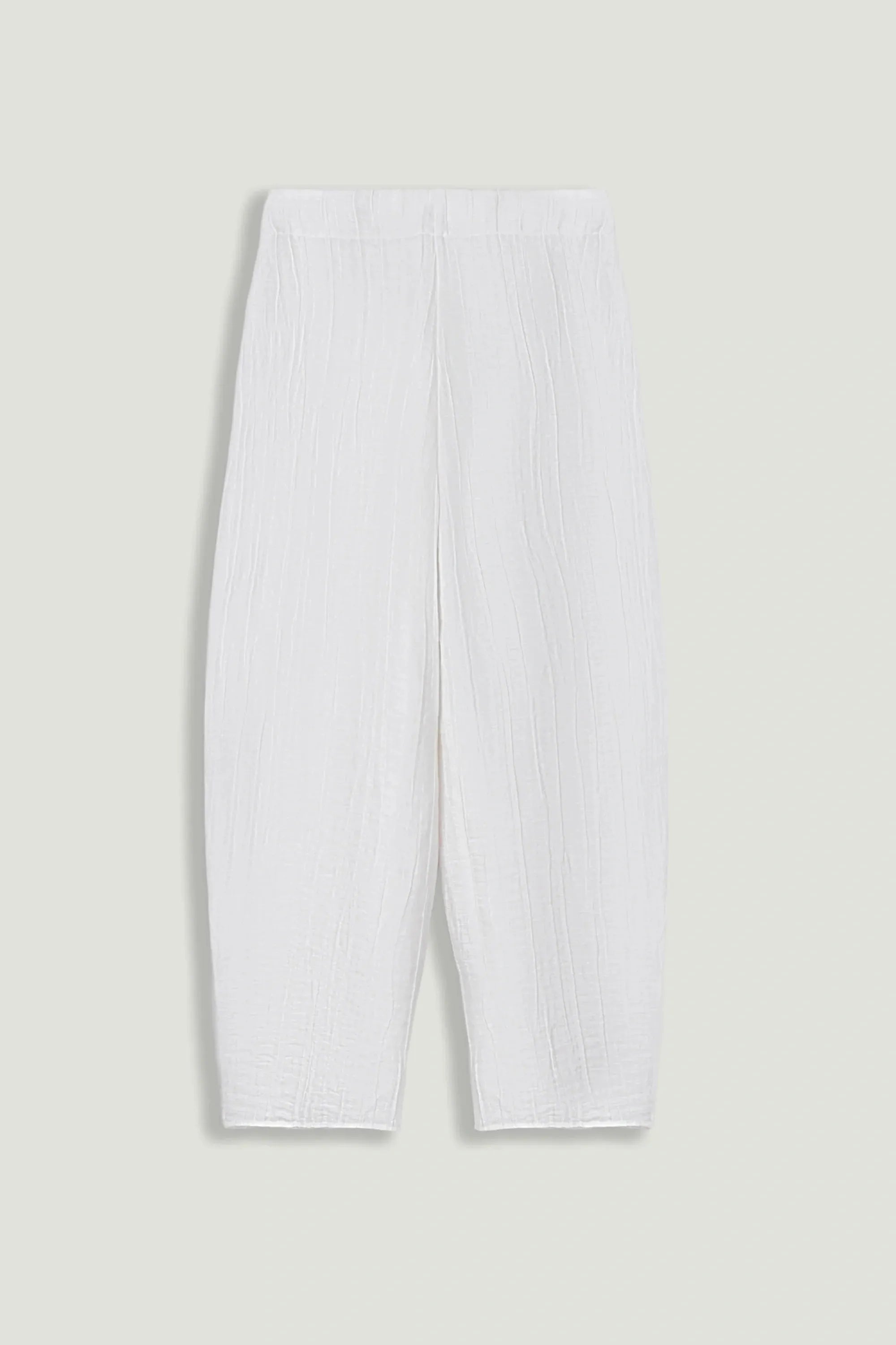 Nocturne White Women Relaxed Linen Pants SKU: N26YN3485_0001 Image 08