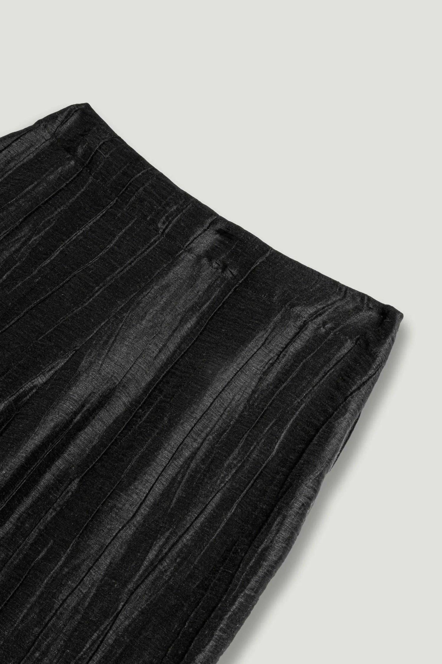 Nocturne Black Women Textured Straight-Leg Pants SKU: N26YN3485_0002 Image 08
