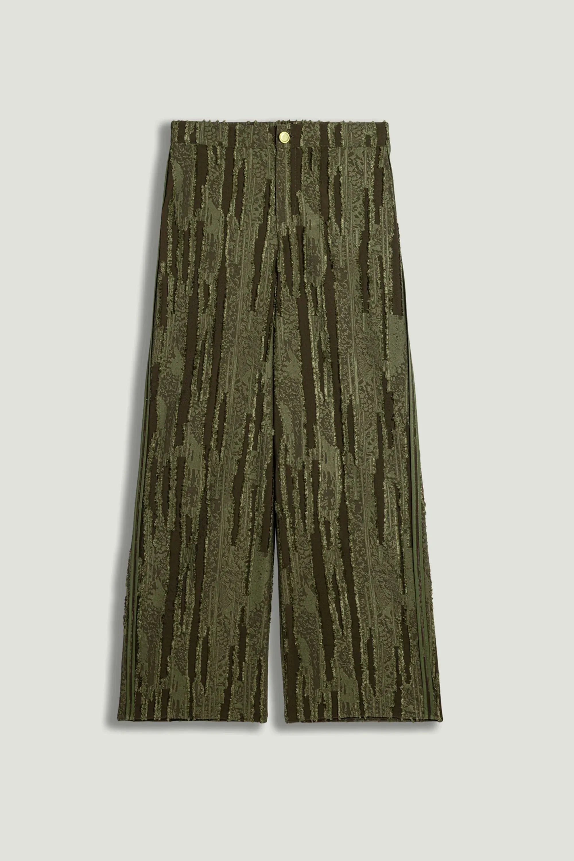 Nocturne Khaki Women Textured Wide-Leg Pants SKU: N26YN3488_0010 Image 01