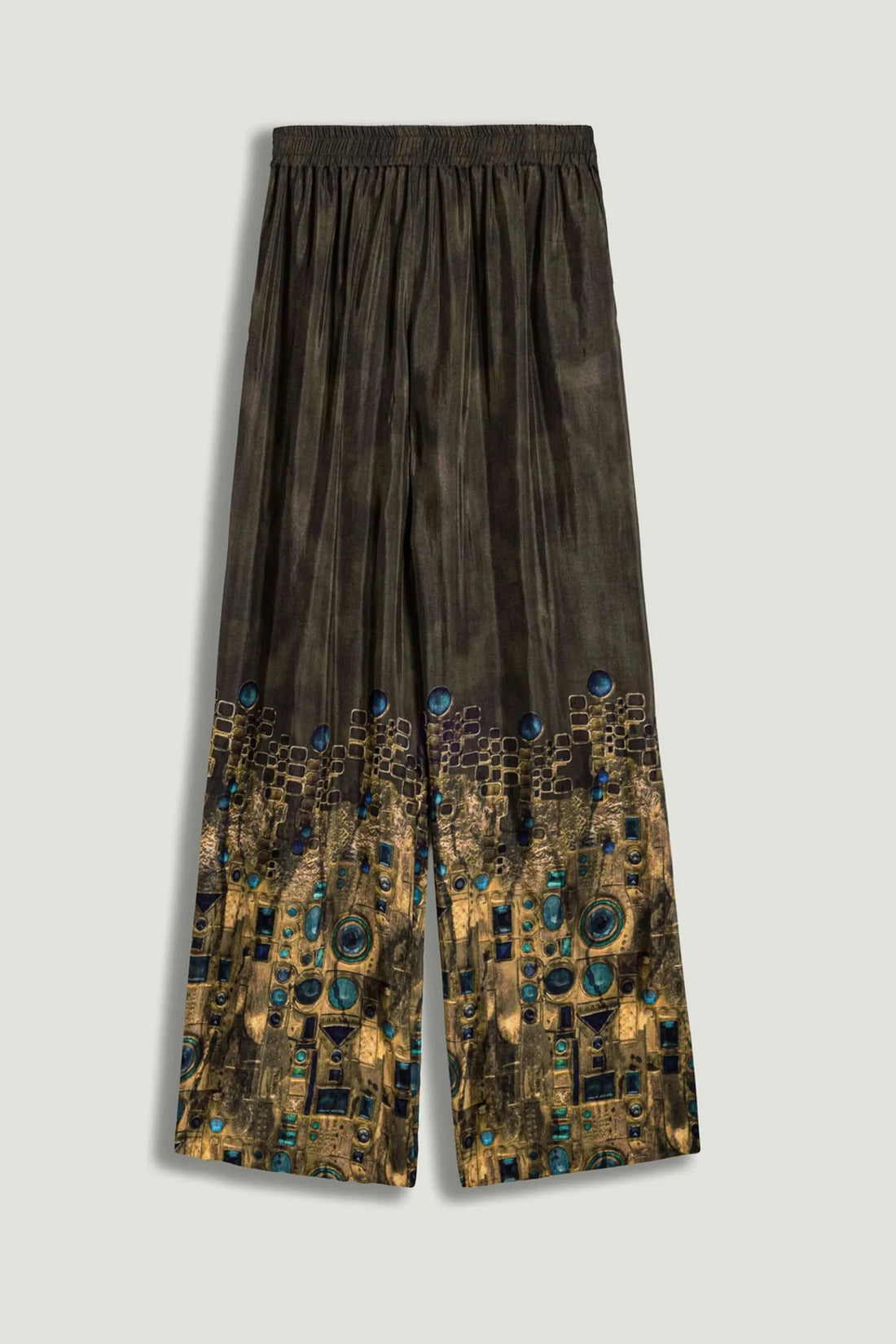 Nocturne Multi-Coloured Women Printed Straight-Leg Pants SKU: N26YN3493_0007 Image 01