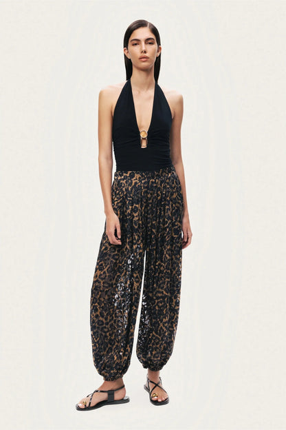 Nocturne Multi-Coloured Women Printed Relaxed Balloon-Leg Pants SKU: N26YN3494_0007 Image 03
