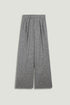 Nocturne Grey Melange Women Wide-Leg Tailored Pants SKU: N26YN3499_0112 Image 01