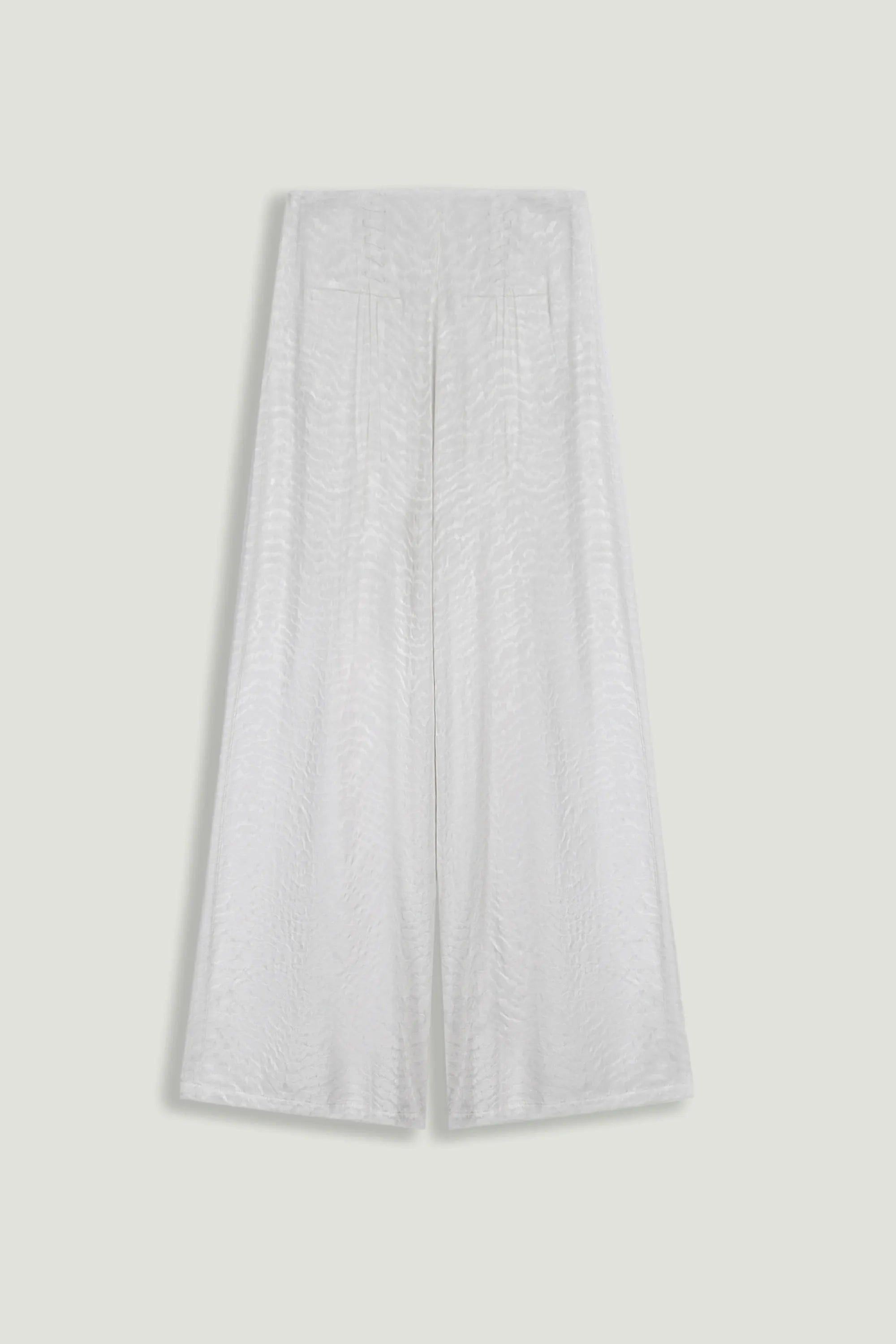 Nocturne White Women Lace-Up Wide-Leg Pants SKU: N26YN3501_0014 Image 08