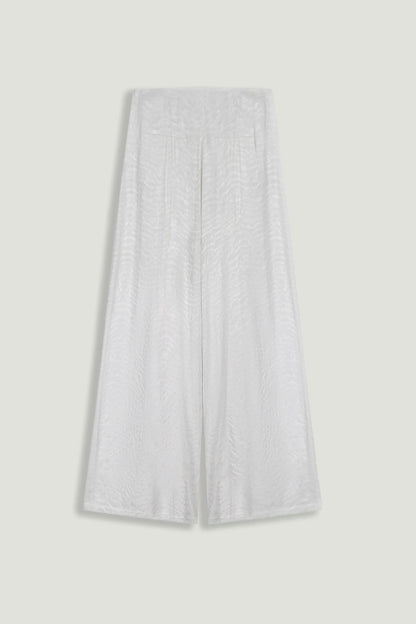 Nocturne White Women Lace-Up Wide-Leg Pants SKU: N26YN3501_0014 Image 08