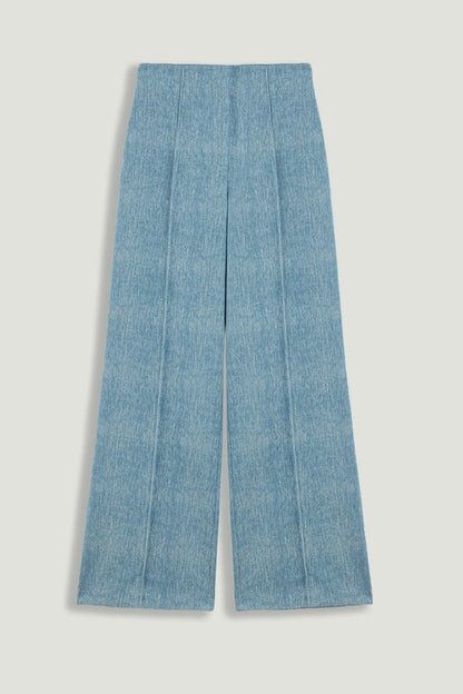 Nocturne Blue Women High-Waist Wide-Leg Trouser SKU: N26YN3509_0011 Image 01