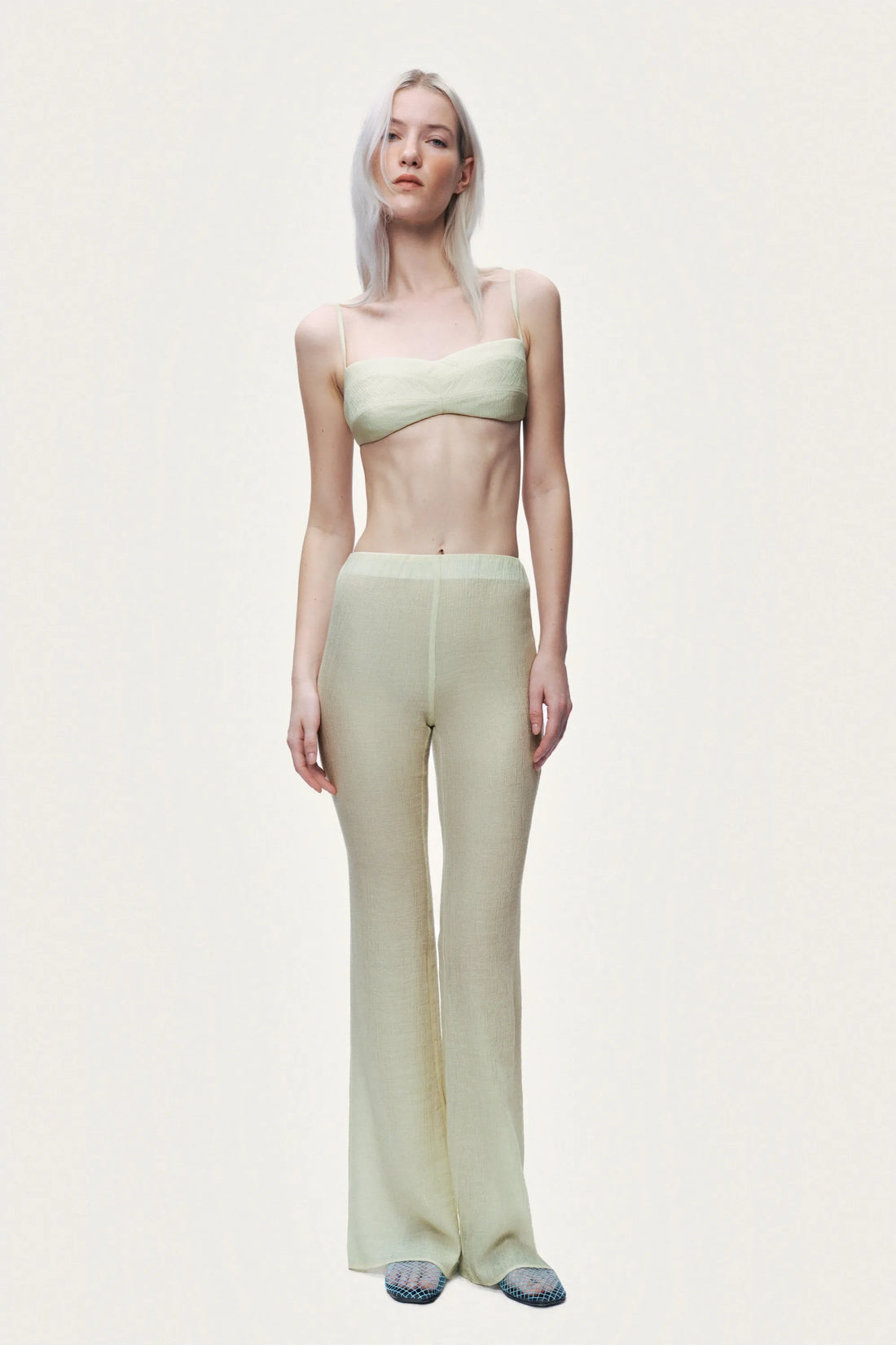 Nocturne Multi-Coloured Women High-Waist Flare Trousers SKU: N26YN3511_0120 Image 02