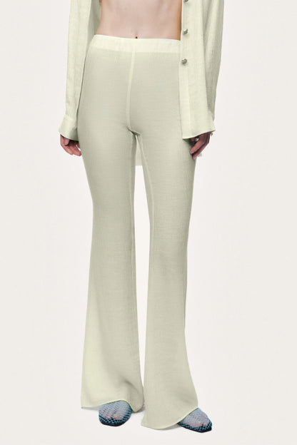 Nocturne Multi-Coloured Women High-Waist Flare Trousers SKU: N26YN3511_0120 Image 04