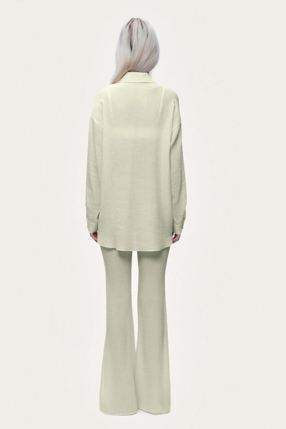Nocturne Multi-Coloured Women High-Waist Flare Trousers SKU: N26YN3511_0120 Image 08