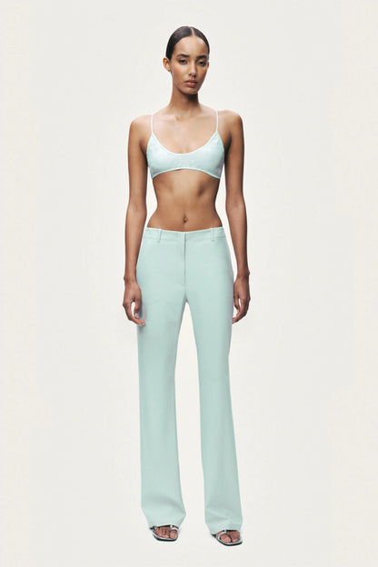 Nocturne Mint Green Women Straight Leg Trouser SKU: N26YN3514_0037 Image 02