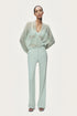 Nocturne Mint Green Women Straight Leg Trouser SKU: N26YN3514_0037 Image 05