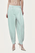 Nocturne Mint Green Women Draped High-Waist Harem Trouser SKU: N26YN3516_0037 Image 03