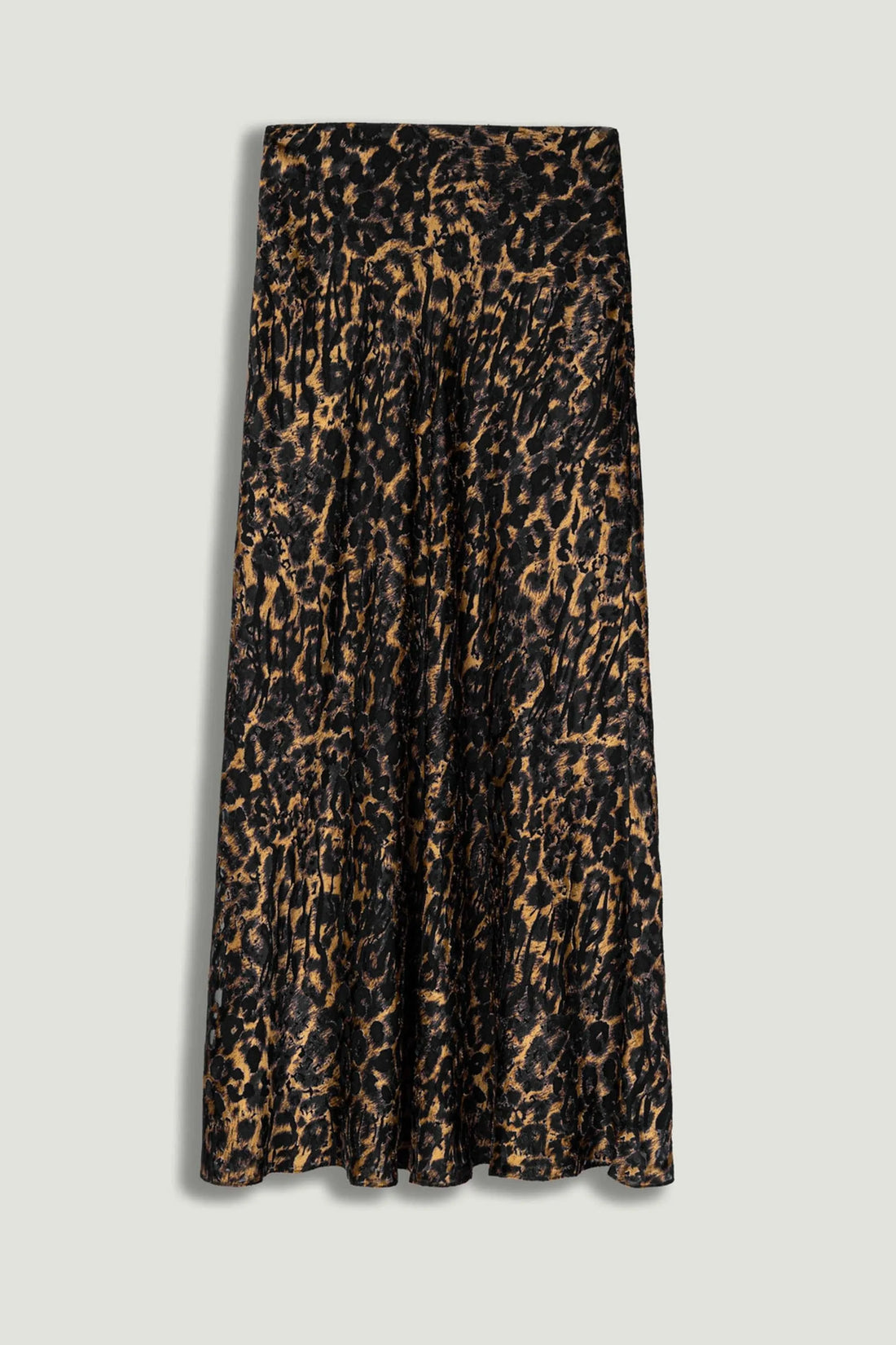 Nocturne Multi-Coloured Women Printed Leopard Midi Skirt SKU: N26YN4255_0007 Image 01