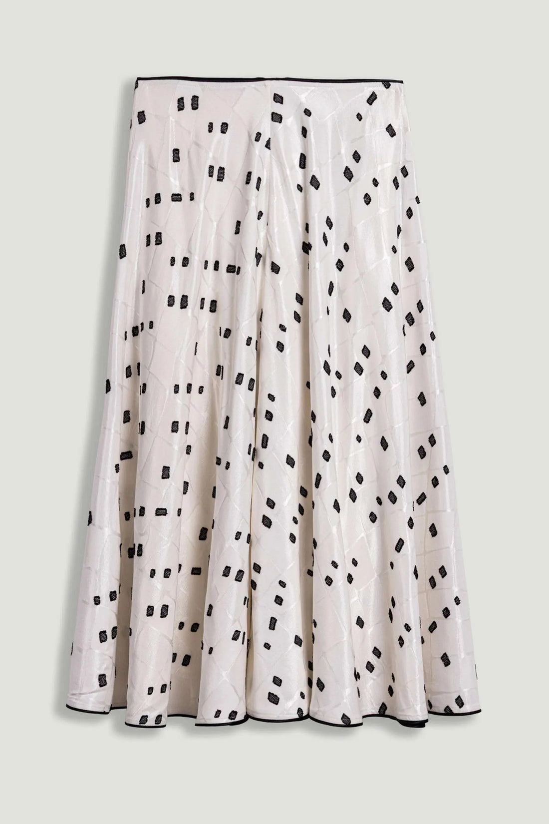 Nocturne Multi-Coloured Women Black and White Printed Midi Skirt SKU: N26YN4259_0007 Image 01