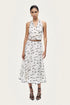 Nocturne Multi-Coloured Women Black and White Printed Midi Skirt SKU: N26YN4259_0007 Image 02