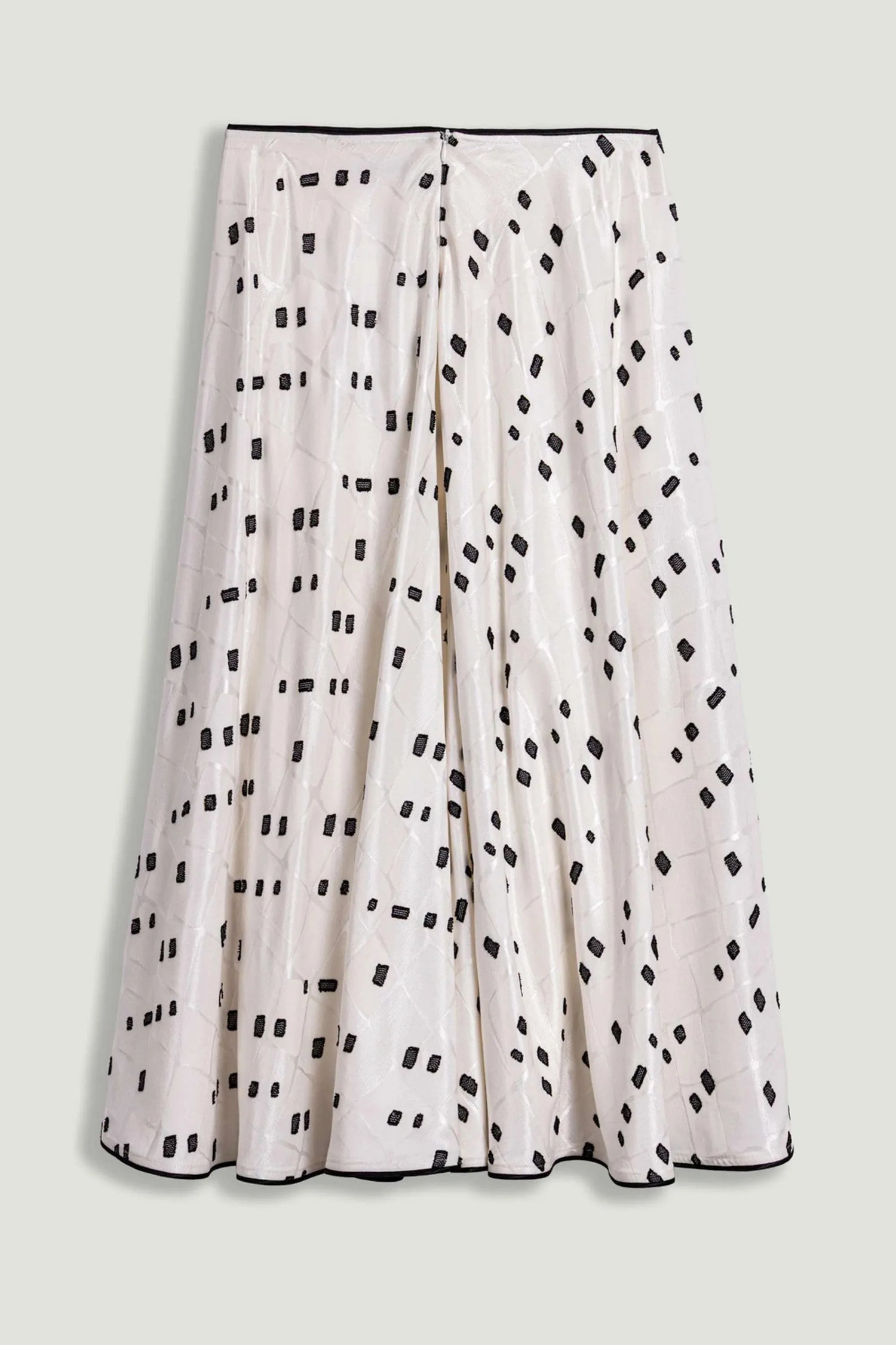 Nocturne Multi-Coloured Women Black and White Printed Midi Skirt SKU: N26YN4259_0007 Image 07
