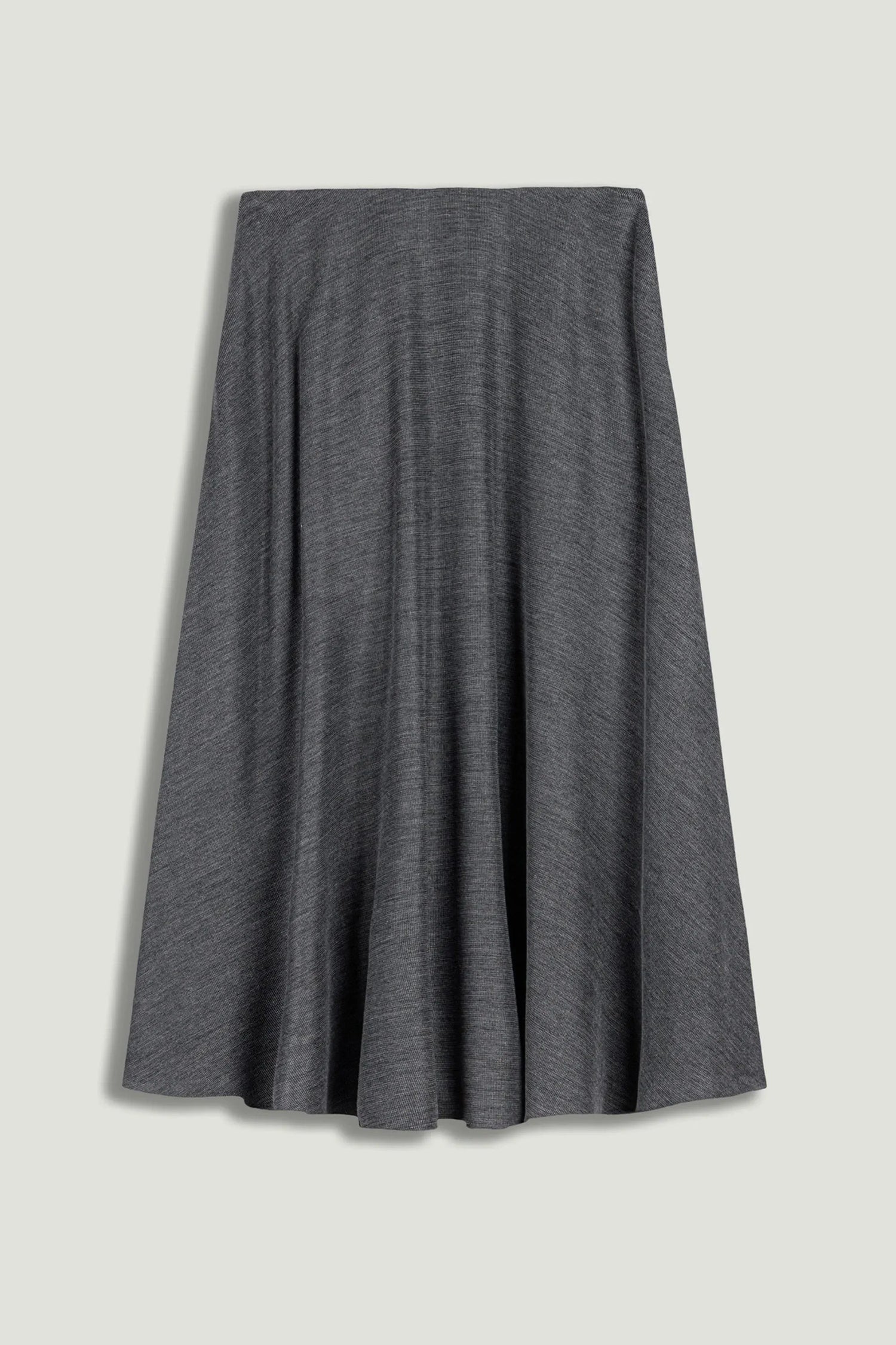 Nocturne Grey Women Flowing Midi Skirt SKU: N26YN4266_0008 Image 01