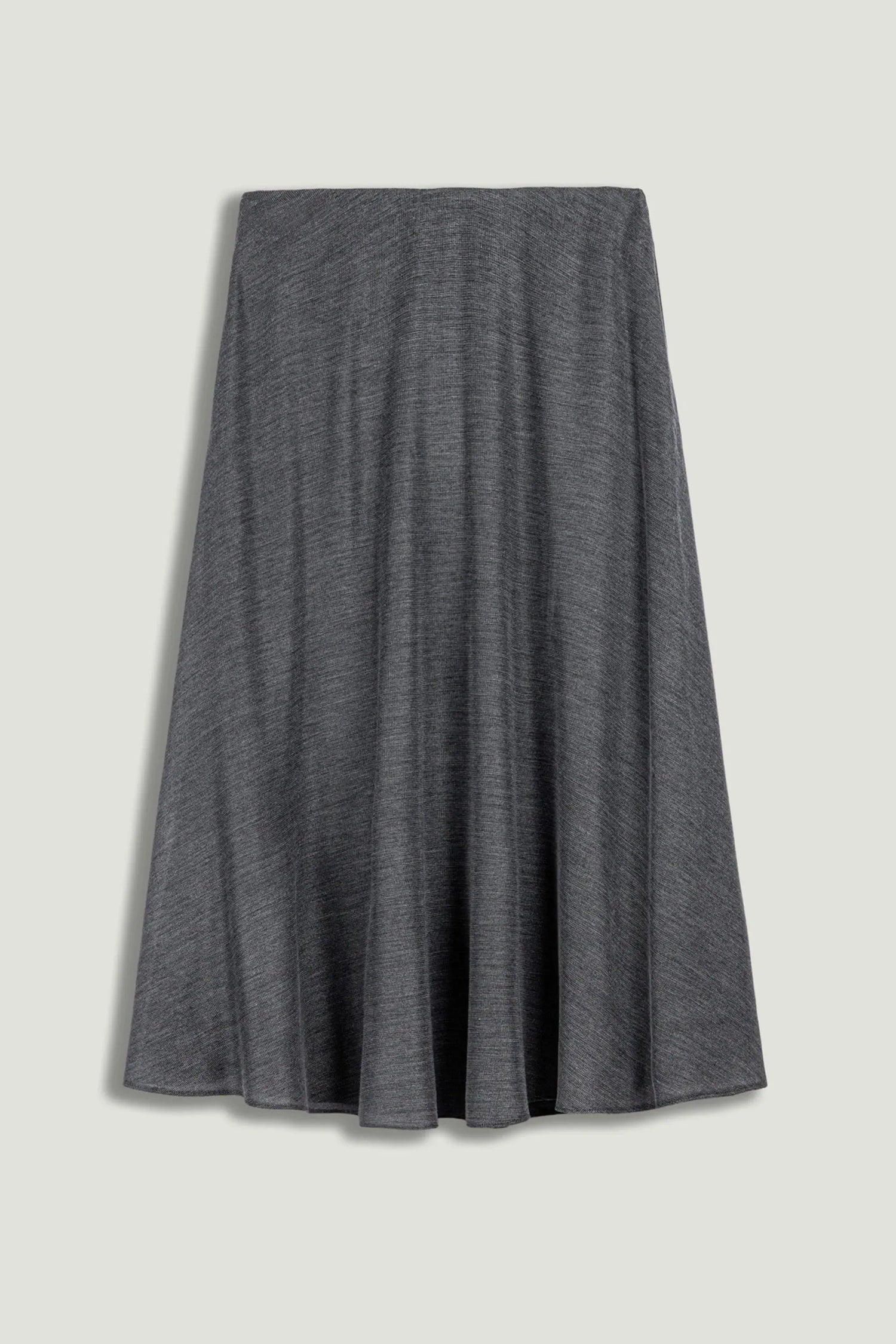 Nocturne Grey Women Flowing Midi Skirt SKU: N26YN4266_0008 Image 07