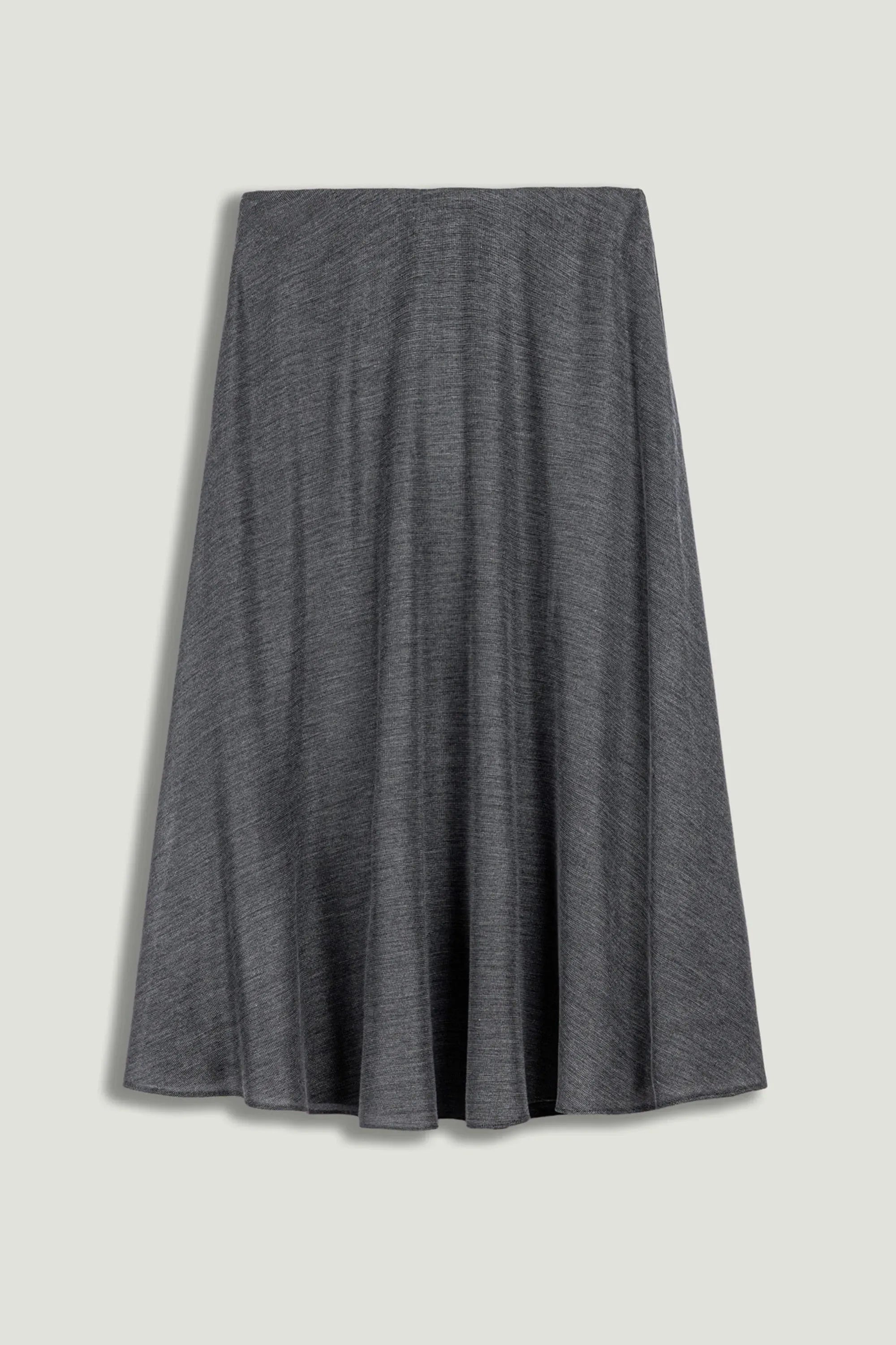 Nocturne Grey Women Flowing Midi Skirt SKU: N26YN4266_0008 Image 07