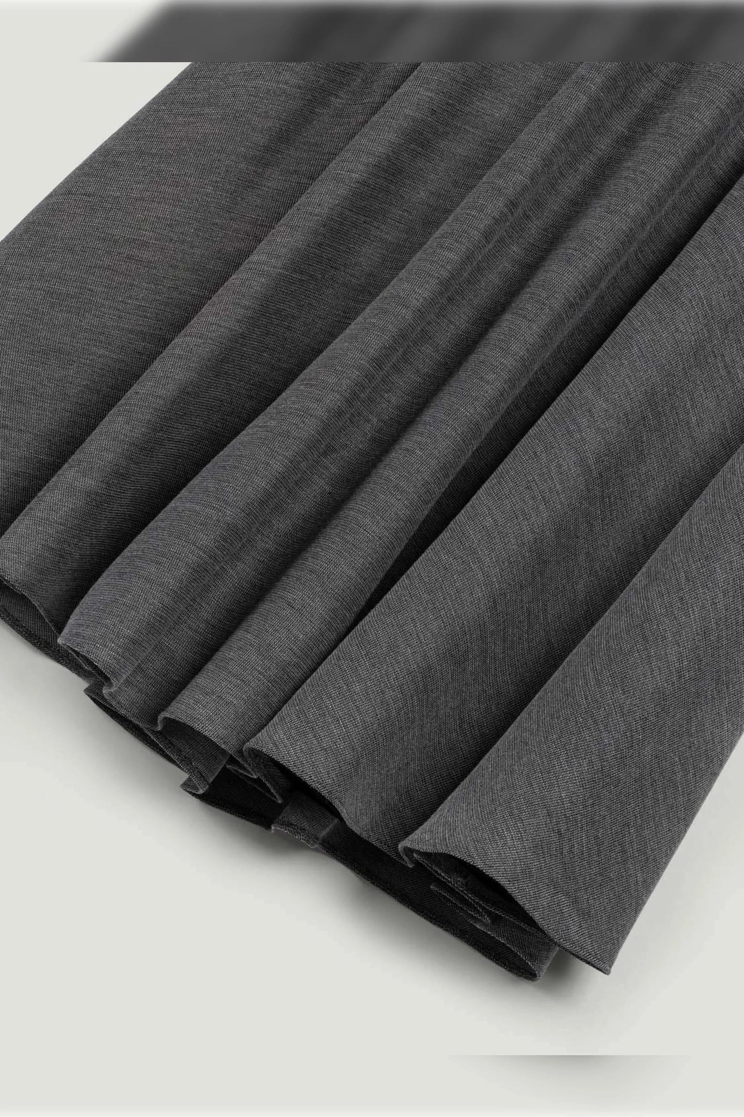 Nocturne Grey Women Flowing Midi Skirt SKU: N26YN4266_0008 Image 08