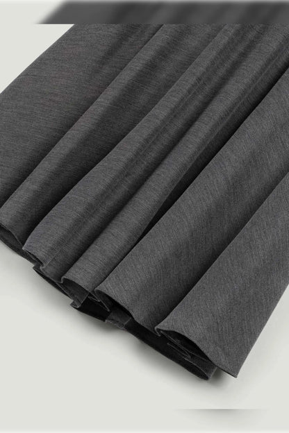 Nocturne Grey Women Flowing Midi Skirt SKU: N26YN4266_0008 Image 08