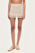 Nocturne Off-White Women High-Waisted Lace Mini Skirt SKU: N26YN4269_0014 Image 09