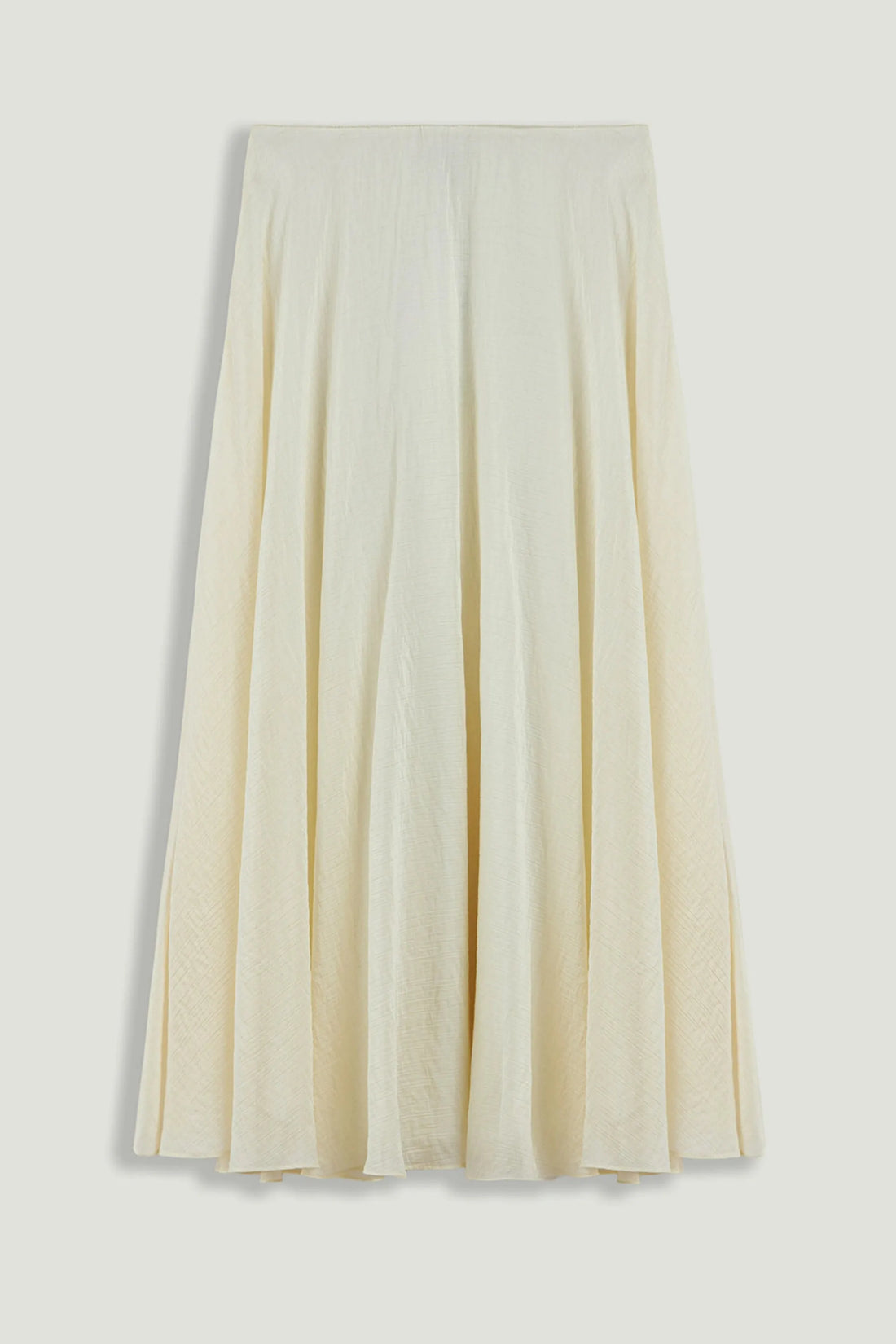 Nocturne Off-White Women Flowy High-Waisted Midi Skirt SKU: N26YN4270_0014 Image 01