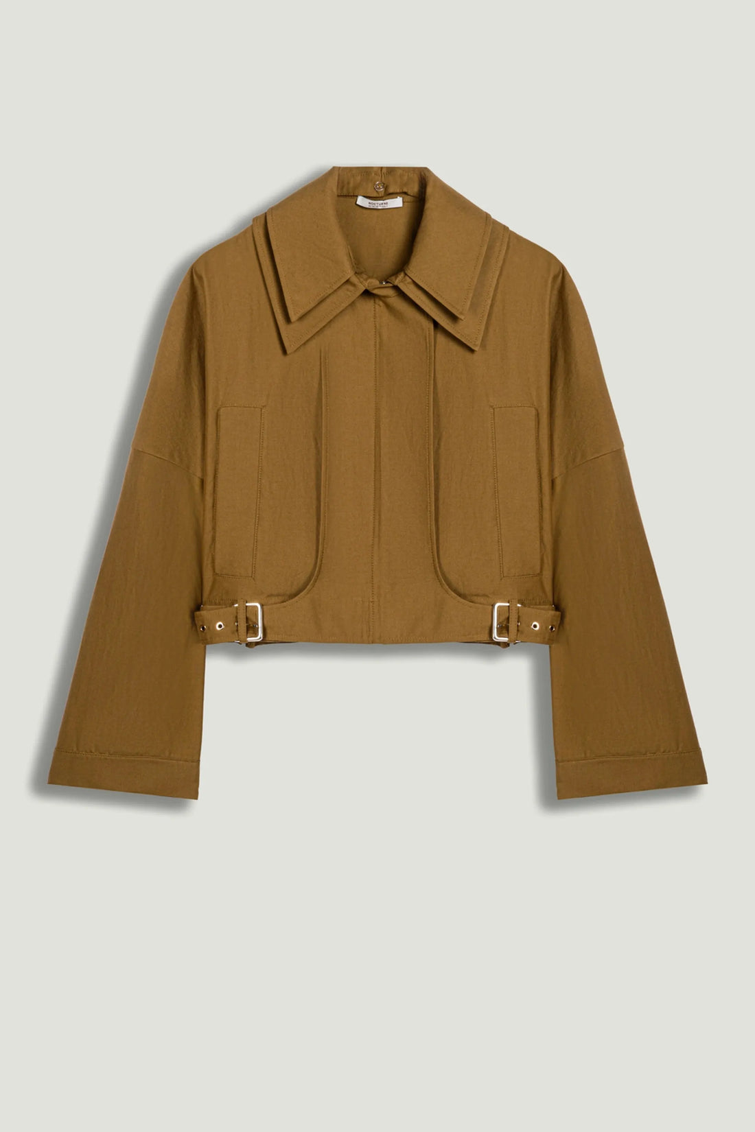 Nocturne Camel Women Belted Utility Jacket SKU: N26YN5358_0053 Image 01