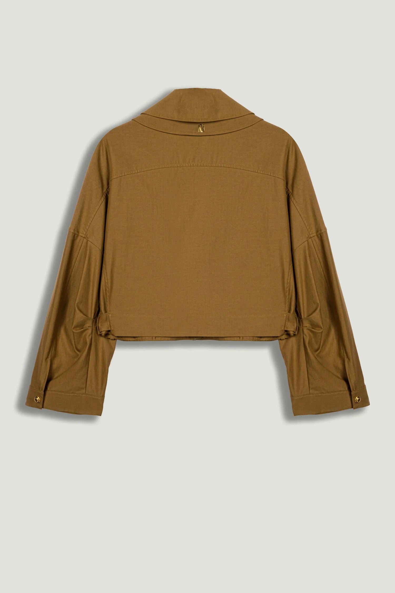 Nocturne Camel Women Belted Utility Jacket SKU: N26YN5358_0053 Image 09