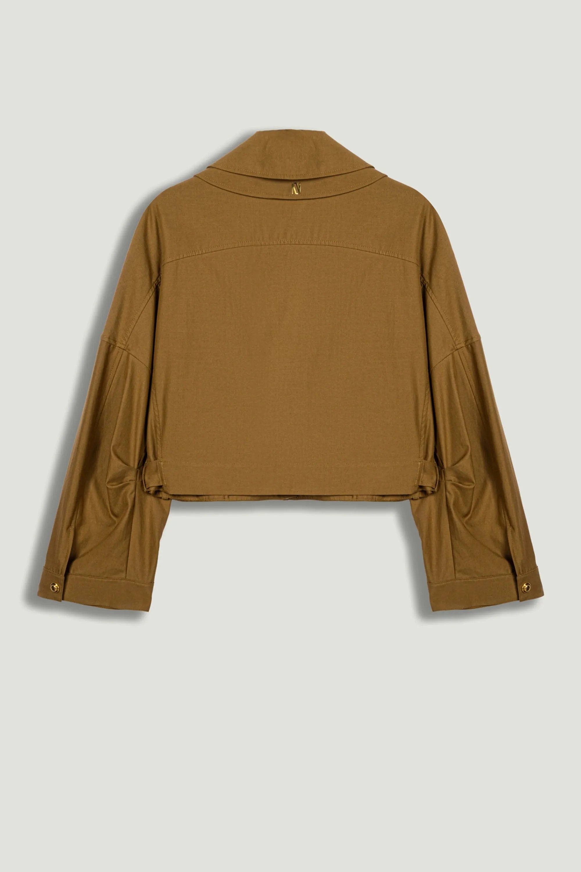 Nocturne Camel Women Belted Utility Jacket SKU: N26YN5358_0053 Image 09