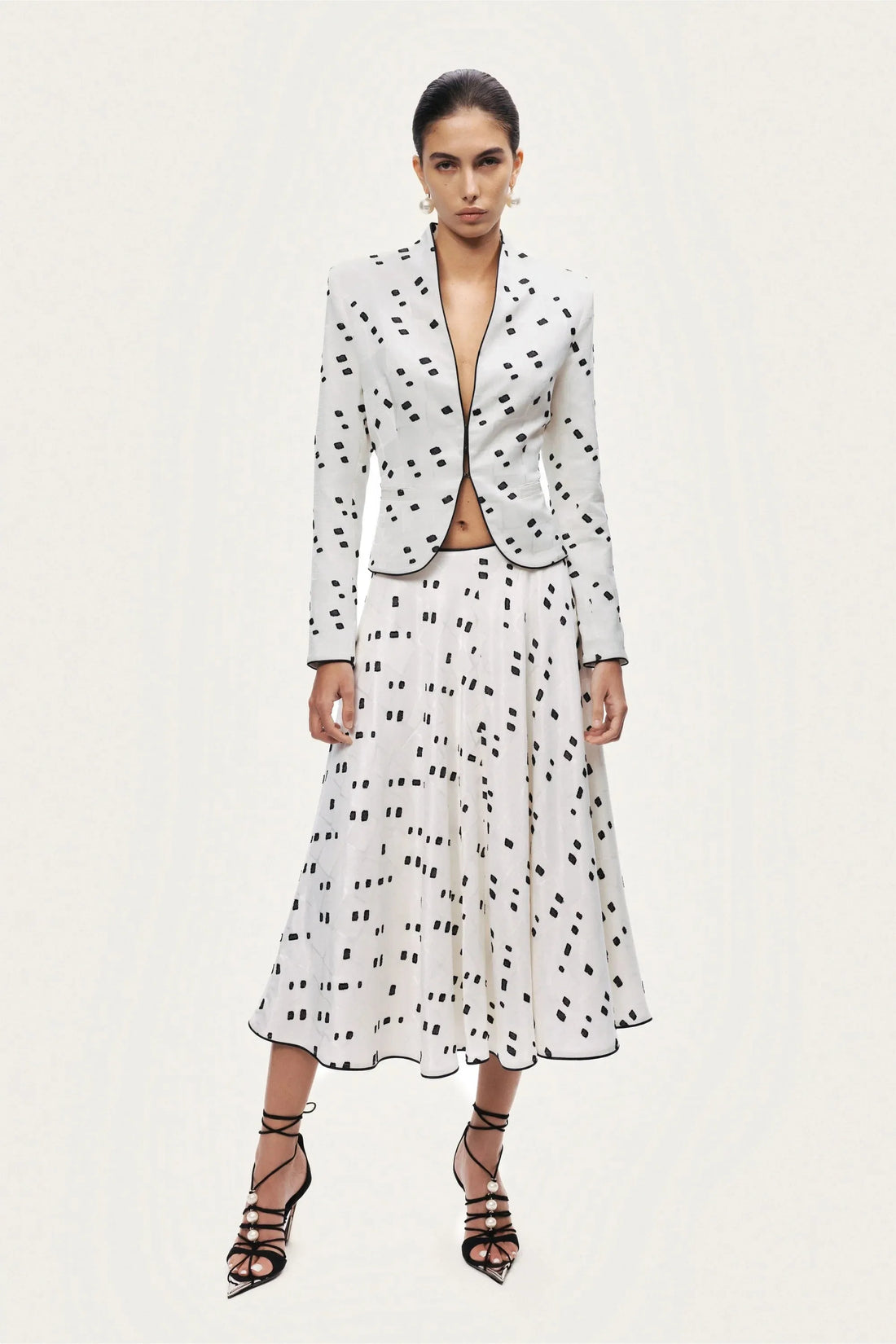 Nocturne Multi-Coloured Women Printed Tailored Jacket SKU: N26YN5360_0007 Image 02