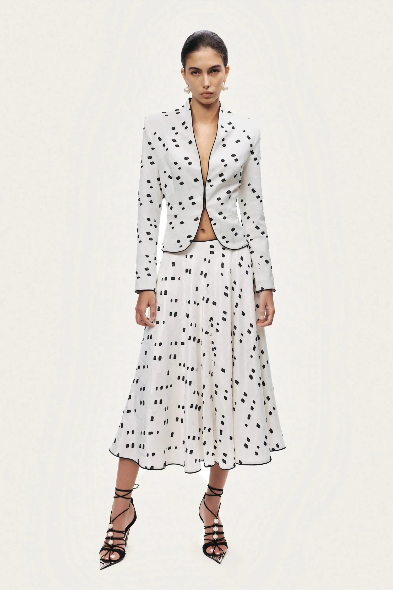 Nocturne Multi-Coloured Women Printed Tailored Jacket SKU: N26YN5360_0007 Image 02