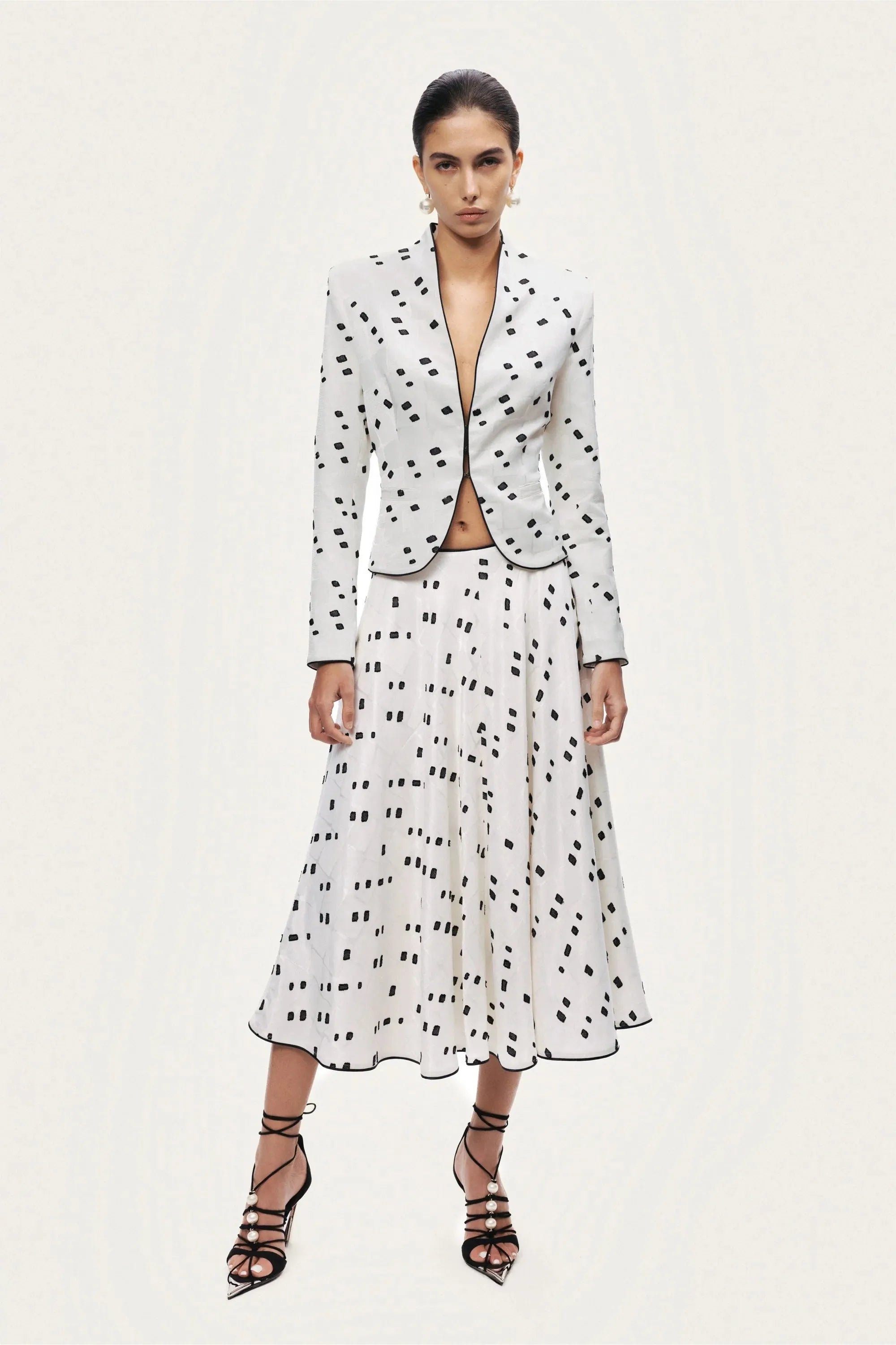 Nocturne Multi-Coloured Women Printed Tailored Jacket SKU: N26YN5360_0007 Image 02