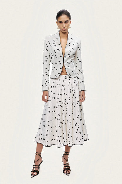 Nocturne Multi-Coloured Women Printed Tailored Jacket SKU: N26YN5360_0007 Image 02