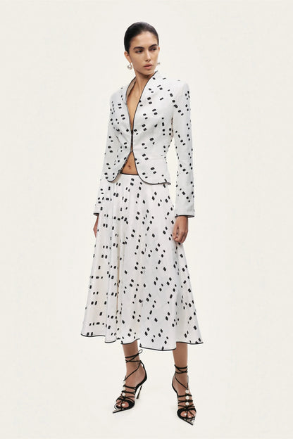 Nocturne Multi-Coloured Women Printed Tailored Jacket SKU: N26YN5360_0007 Image 03