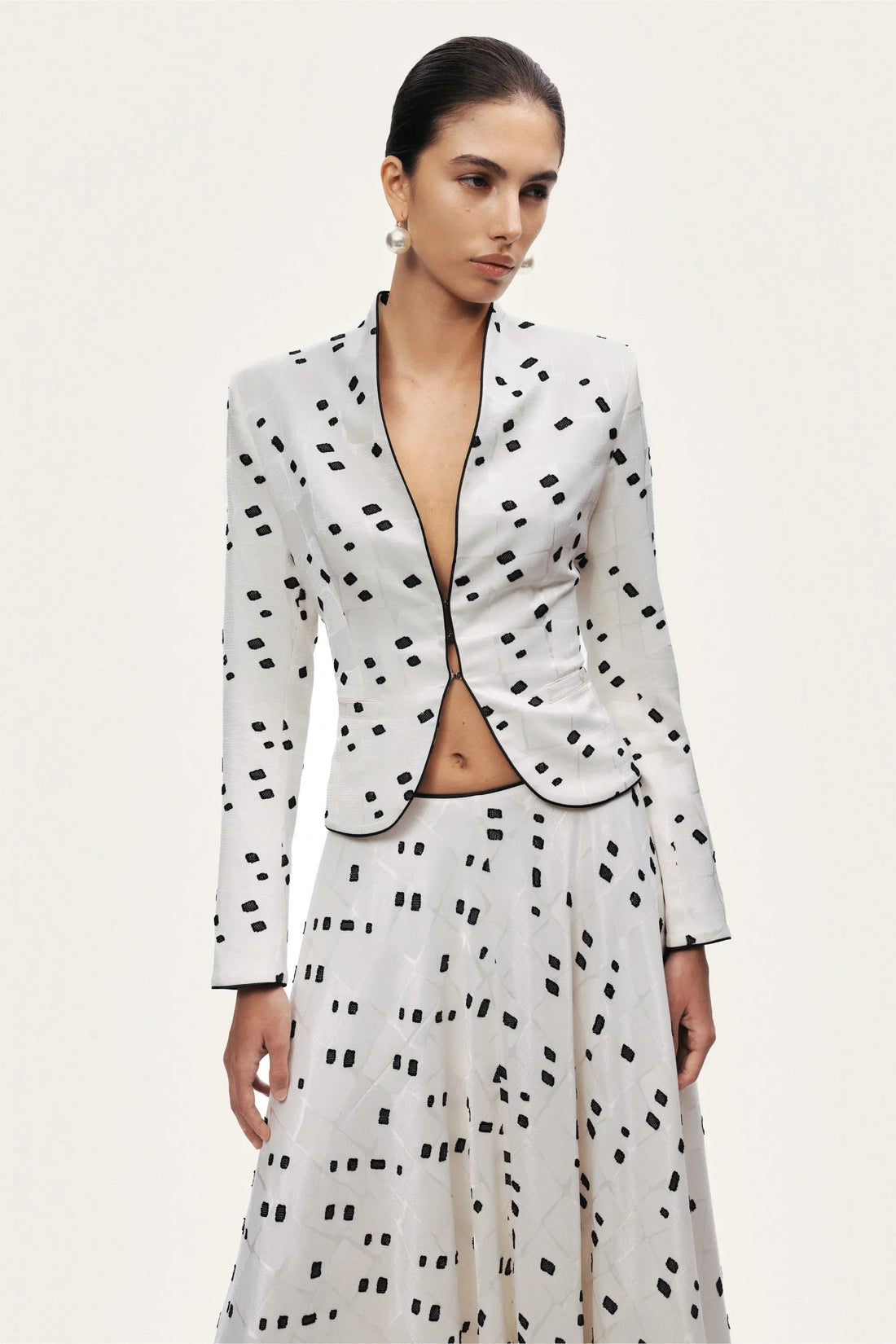 Nocturne Multi-Coloured Women Printed Tailored Jacket SKU: N26YN5360_0007 Image 05